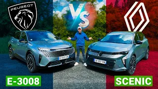 Peugeot e-3008 vs Renault Scenic E-Tech : le duel des SUV électriques made in France !