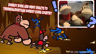 Donkey Kong and Diddy react to donkey Kong country animation by terminalmontage