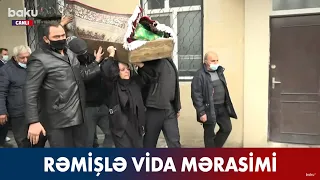 Rəmiş son mənzilə yola salınır - CANLI BAĞLANTI