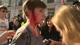 Последствия массового избиения на митинге в Москве