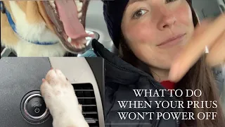 What to do when your Prius won't power off!