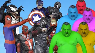 Superheroes VS Team Hulk