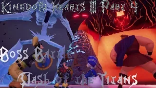 Kingdom Hearts 3 Walkthrough Part 4 BOSS BATTLE: Clash of the Titans