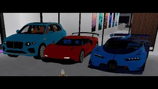 new update with 2 cars, 1 limited Bugatti (FINALLY) in mansion tycoon