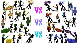 STICK WAR LEGACY - ALL SKINS POWER LEVELS SCALE COMPARISON