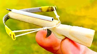 How to make a Mini Crossbow | DIY Crossbow from Wood