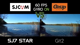 SJCAM SJ7 STAR vs GitUp Git2 - 60FPS GYRO comparison