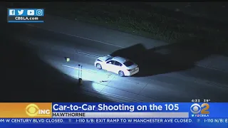 One Wounded In Car-To-Car Shooting On 110 Freeway In Hawthorne