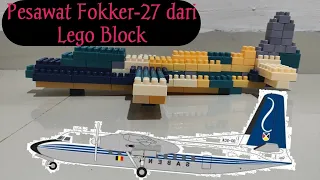Cara membuat Pesawat Fokker-27 dari Lego || Tutorial cara membuat Pesawat Fokker-27 dari Lego #lego