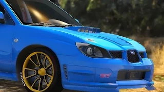 GTA V REAL CAR  SUBARU IMPREZA STI IN HER ABITAT