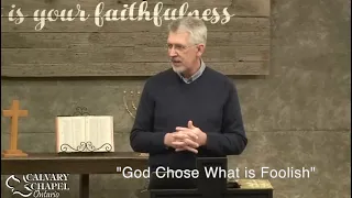 1 Corinthians 1 (Part 2) :18-31 • God Chose What is Foolish