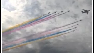 Jets rehearsing for Beijing V-day military parade.