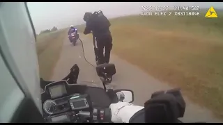 INCROYABLE COURSE-POURSUITE ENTRE UNE TROTTINETTE 🛴 ET DEUX MOTARDS DE LA POLICE 🚨 🚨.