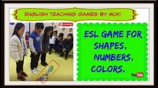 179 - ESL activity for Shapes/numbers/colors | English teaching games by Muxi |