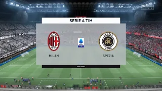 Milan vs Spezia - 17 Jan 22 - Serie A 2021/2022 Gameplay