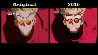 Trigun Next Episode Previews Original vs. 2010 Comparison