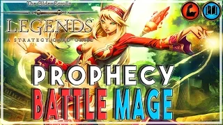 TES LEGENDS | TEMPO PROPHECY BATTLEMAGE Strength Intelligence Deck | The Elder Scrolls Legend Furo