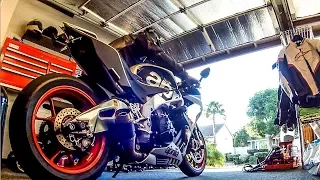 High-Speed Breakfast Sportbike Ride | RSV4