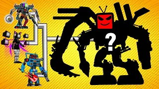 Transformers Tank: Excavator robot VS  Titan TV Woman  | Arena Tank Cartoon