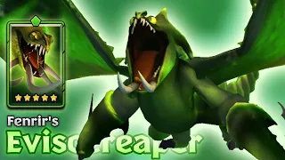 Fenrir's Eviscereaper - 5-Star Green Premium Deathgripper | Dragons: Titan Uprising