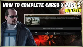 HOW TO COMPLETE CARGO X PART 3 IN EFT ESCAPE FROM TARKOV - PEACEKEEPER TASK ON SHORELINE 12.11