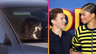 Watch Zendaya and Tom Holland KISS During PDA-Filled Drive