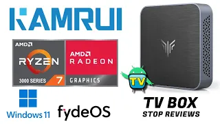 KAMRUI Ryzen 7 3750H AMD Radeon Win 11 Mini PC - FydeOS Ready