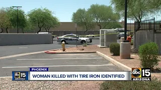 Woman killed with tire iron in Phoenix identified