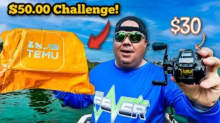 TEMU app $50.00 Budget SALTWATER Fishing Challenge! *We're Giving It All Away*