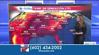 Disminuyen temperaturas en Arizona