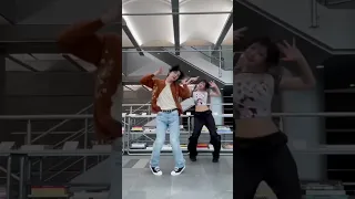 Suga and Hanni 'Haegeum' dance challenge.