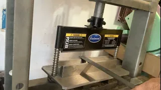 Eastwood Metal Press Brake review and unboxing