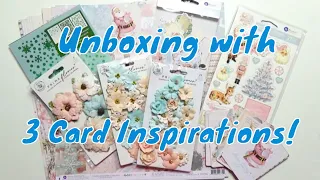 Unboxing November Limited Edition Kit from My Creative Scrapbook 2021 - PLUS 3 Cards!