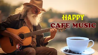 HAPPY CAFE MUSIC☕Positive Feelings and Energy - Beautiful Spanish Guitar Music For Relax, Study,Work