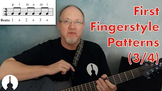 Beginning Fingerstyle Guitar Patterns (3/4 Time)