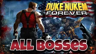 Duke Nukem Forever + DLC - All Bosses + Ending