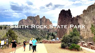 [4K] WALKING: Oregon's High Desert- Smith Rock State Park (Canyon Trail)