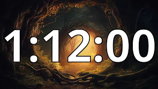 1 Hour 12 Minutes Countdown Timer With Alarm Sound At the End (Simple Beep)