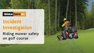 Out-of-Control Mower Strikes Worker