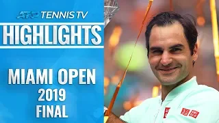 Roger Federer Dominates John Isner To Win 101st Career Title | Miami Open 2019 Final Highlights