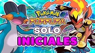 PODREMOS PASAR POKÉMON PÚRPURA SOLO CON POKÉMON INICIALES? + DLC - LIGA ARANDANO