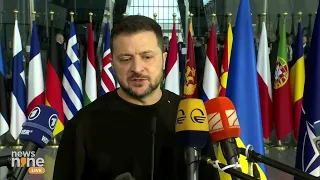Zelensky Rallies Support on his First NATO Headquarters Visit Since Russian Invasion | News9