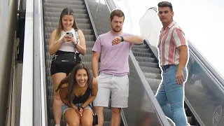 AWKWARD COMPLIMENTS ON ESCALATOR PRANK