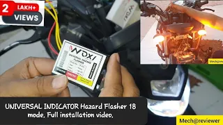 Fzs v3 Indicators Modification (Part 2) Installation of Flasher relay many patterns. must watch.