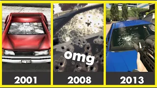 Evolution of GLASS LOGIC in gta games (2001-2020)