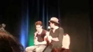 Panel with Paul Wesley & Ian Somerhalder TVD Con Las Vegas 2014