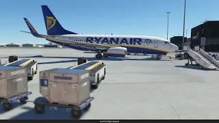 SHANNON IRELAND to LONDON GATWICK | RYANAIR | PMDG B737-700 | VATSIM - MSFS