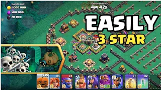 Pumpkin Graveyard Challenge  COC | peace boy gaming |COC New event attack (Clash Of Clans)