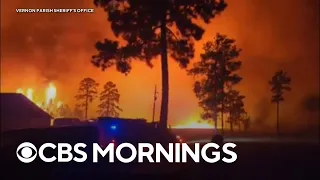 Louisiana's growing wildfires prompt evacuations