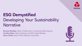 ESG Demystified: Developing Your Sustainability Narrative